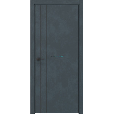 Дверь межкомнатная Eporta Dorsum 10.2 экошпон бетон графит