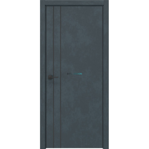 Дверь межкомнатная Eporta Dorsum 10.2 экошпон бетон графит
