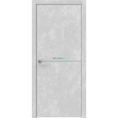Дверь межкомнатная Eporta Dorsum 11.1 экошпон бетон серый