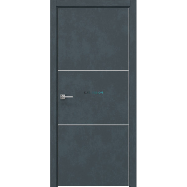 Дверь межкомнатная Eporta Dorsum 11.2 экошпон бетон графит