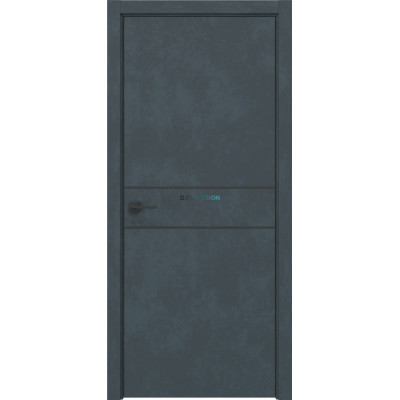 Дверь межкомнатная Eporta Dorsum 12.2 экошпон бетон графит