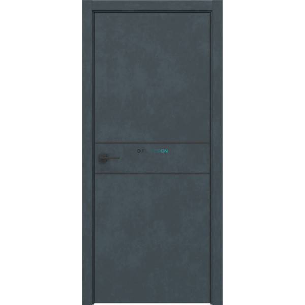 Дверь межкомнатная Eporta Dorsum 12.2 экошпон бетон графит
