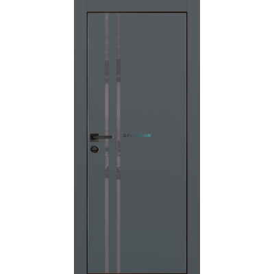 Дверь Profilo Porte PX-11 черная кромка Графит матовый купить