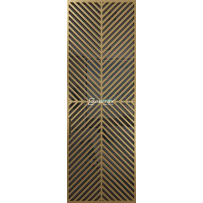 Дверь алюминиевая GABITEX 25 GREY│GOLD MATT