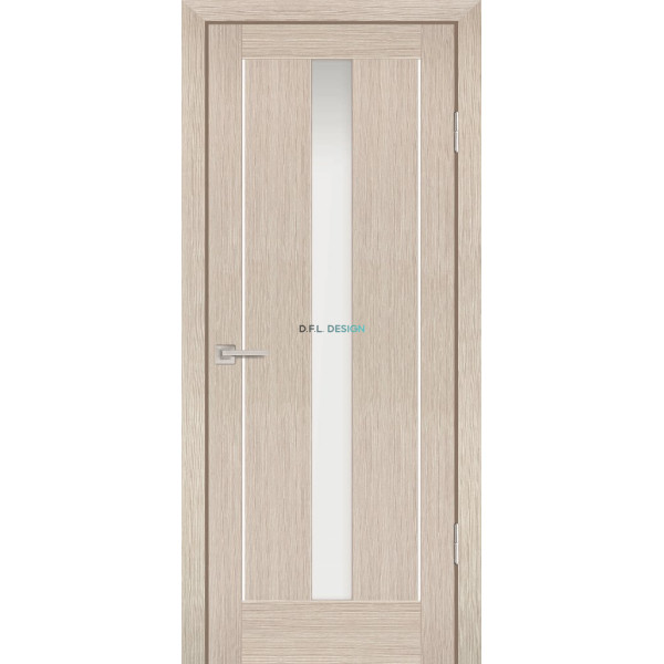 Дверь Profilo Porte PS-02 Капучино Мелинга со стеклом Белый сатинат купить