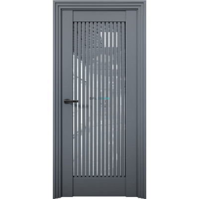 Дверь Aurum Doors Ni 4 Никель Антрацит