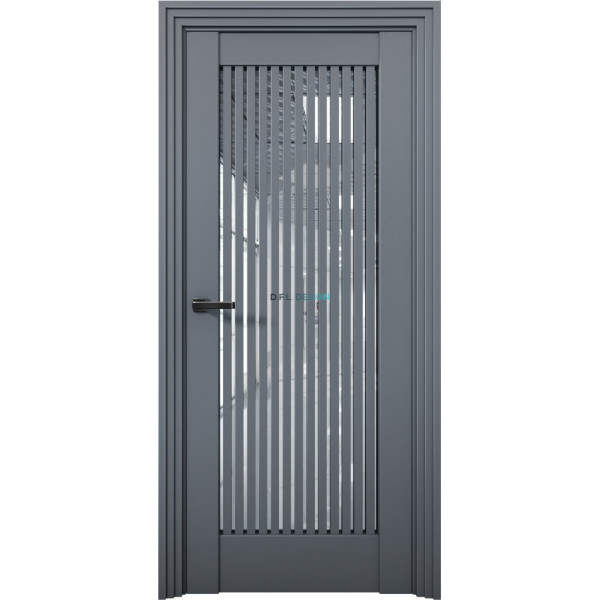 Дверь Aurum Doors Ni 4 Никель Антрацит