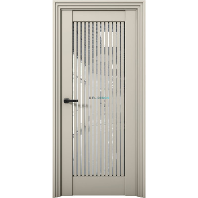 Дверь Aurum Doors Ni 4 Никель Силк грей