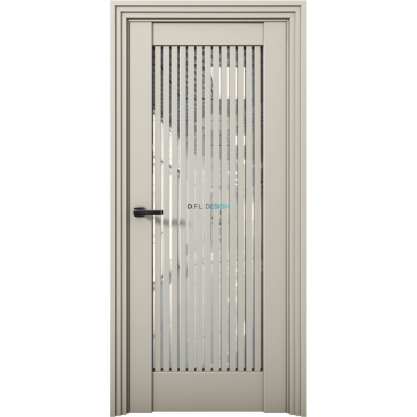 Дверь Aurum Doors Ni 4 Никель Силк грей