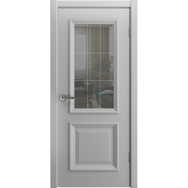 Дверь BP-Doors Скалино-2 ДО Светло-серый RAL 7047