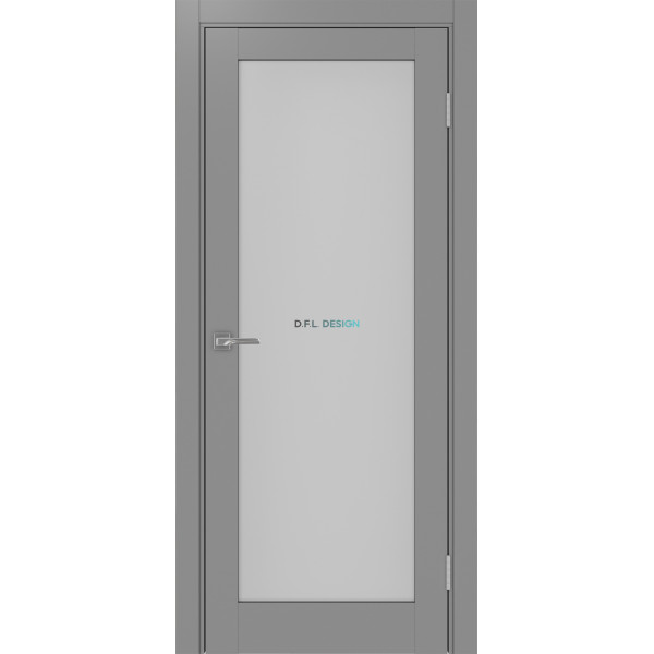 Дверь Optima Porte Тоскана 601.2 эко-шпон Серый