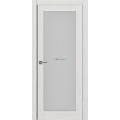 Дверь Optima Porte Тоскана 601.2 эко-шпон Ясень серебристый