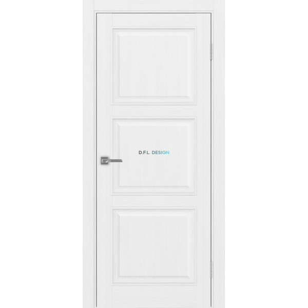 Дверь Optima Porte Тоскана 630.111 эко-шпон Белый Лёд