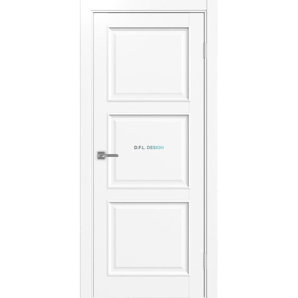 Дверь Optima Porte Тоскана 630.111 эко-шпон Белый снежный