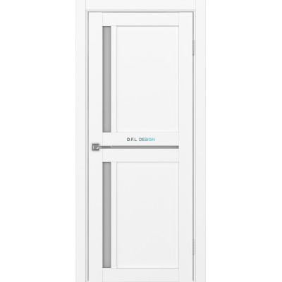 Дверь Optima Porte Турин 523.221 эко-шпон Белый снежный