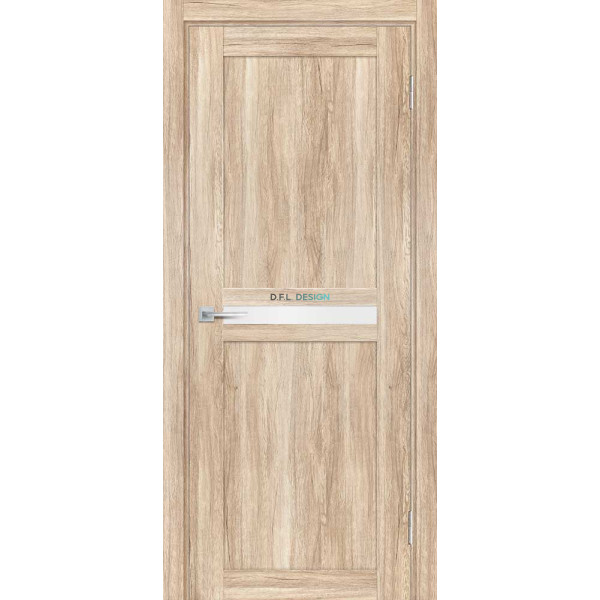Дверь Profilo Porte PSL-3 сан-ремо Натуральный со стеклом Белый сатинат купить