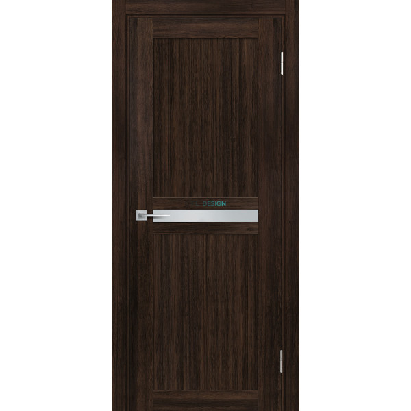 Дверь Profilo Porte PSL-3 сан-ремо Шоколад со стеклом Белый сатинат купить