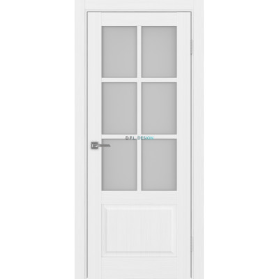 Дверь Optima Porte Тоскана 641.2221 эко-шпон Белый Лёд