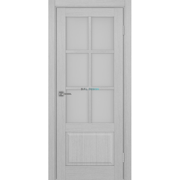 Дверь Optima Porte Тоскана 641.2221 эко-шпон Дуб серый FL