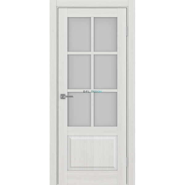 Дверь Optima Porte Тоскана 641.2221 эко-шпон Ясень серебристый