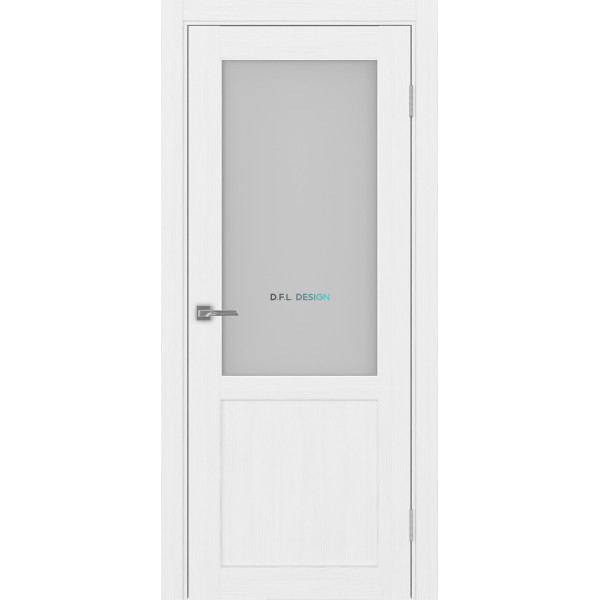 Дверь Optima Porte Парма 402.21 эко-шпон Белый лёд