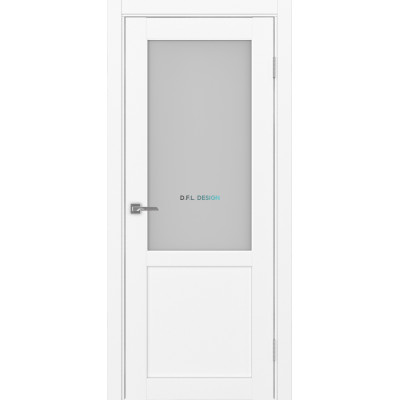 Дверь Optima Porte Парма 402.21 эко-шпон Белый снежный