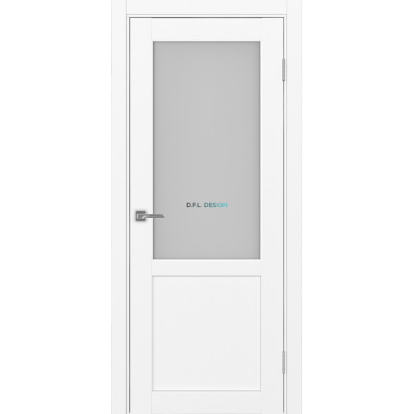 Дверь Optima Porte Парма 402.21 эко-шпон Белый снежный