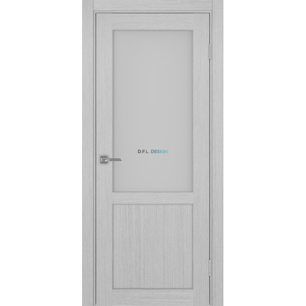 Дверь Optima Porte Парма 402.21 эко-шпон Дуб серый FL
