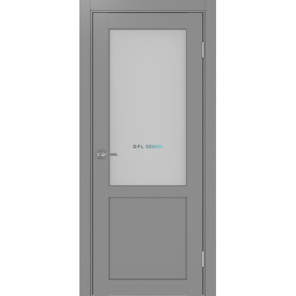 Дверь Optima Porte Парма 402.21 эко-шпон Серый
