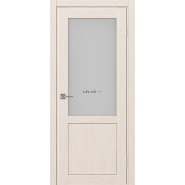 Дверь Optima Porte Парма 402.21 эко-шпон Ясень перламутровый