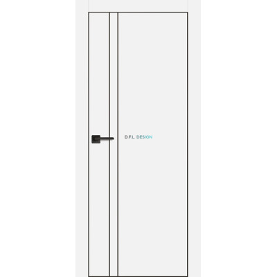 Дверь Profilo Porte PX-20 черная кромка Белый матовый купить Дверь Profilo Porte PX-20 черная кромка Белый матовый купить