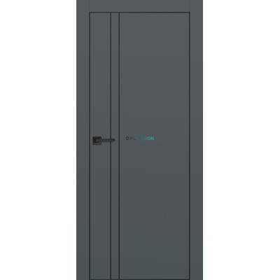 Дверь Profilo Porte PX-20 черная кромка Графит матовый купить