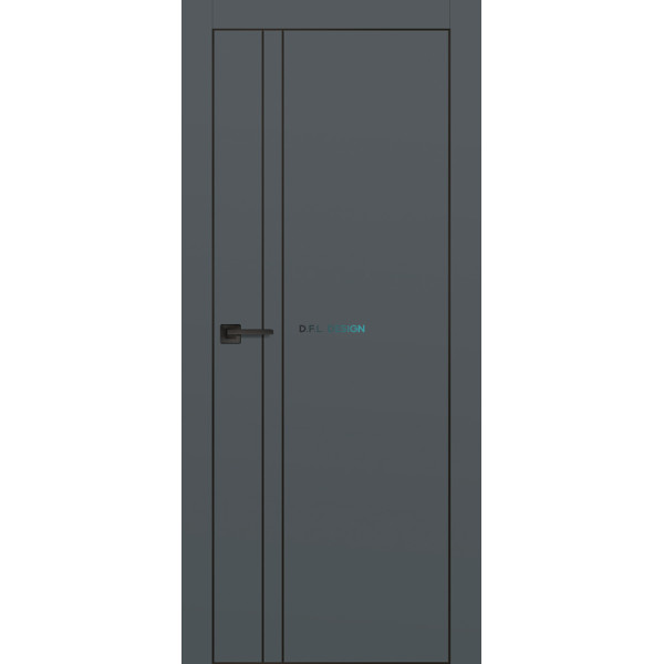 Дверь Profilo Porte PX-20 черная кромка Графит матовый купить