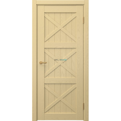 Дверь межкомнатная Eporta Vetus Loft 12.3 эмаль RAL 1001 по шпону ясеня