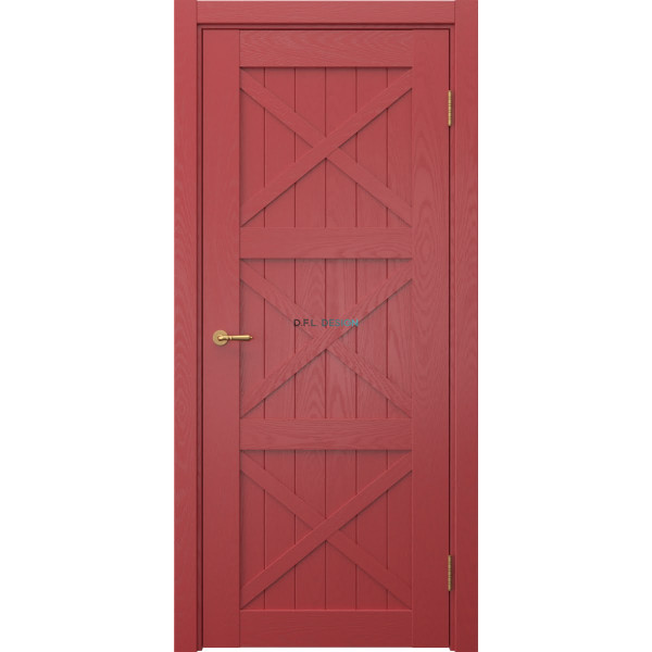 Дверь межкомнатная Eporta Vetus Loft 12.3 эмаль RAL 3001 по шпону ясеня