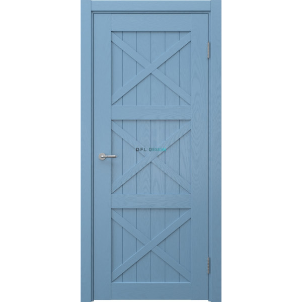 Дверь межкомнатная Eporta Vetus Loft 12.3 эмаль RAL 5024 по шпону ясеня