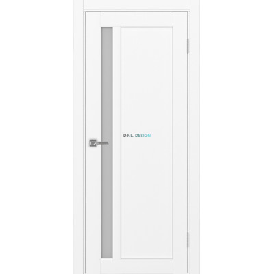 Дверь Optima Porte Парма 412.21 эко-шпон Белый снежный
