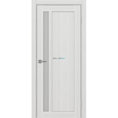 Дверь Optima Porte Парма 412.21 эко-шпон Ясень серебристый