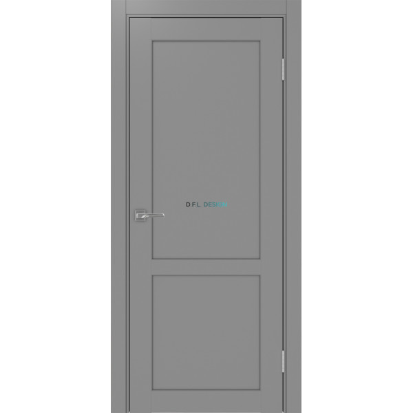 Дверь Optima Porte Парма 402.11 эко-шпон Серый