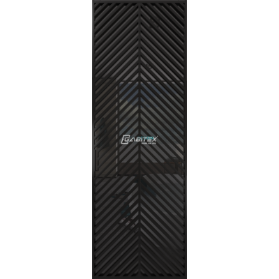Дверь алюминиевая GABITEX 23 GREY│BLACK EDITION