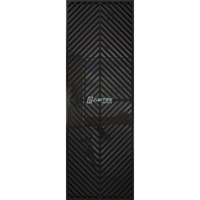 Дверь алюминиевая GABITEX 24 GREY│BLACK EDITION