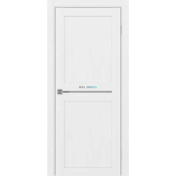 Дверь Optima Porte Турин 520.121 эко-шпон Белый Лёд