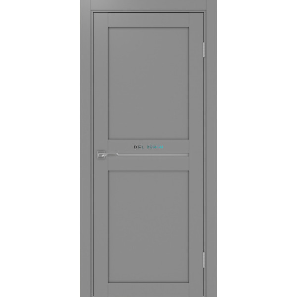 Дверь Optima Porte Турин 520.121 эко-шпон Серый