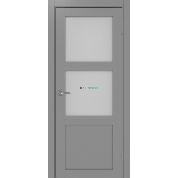 Дверь Optima Porte Турин 530.221 эко-шпон Серый