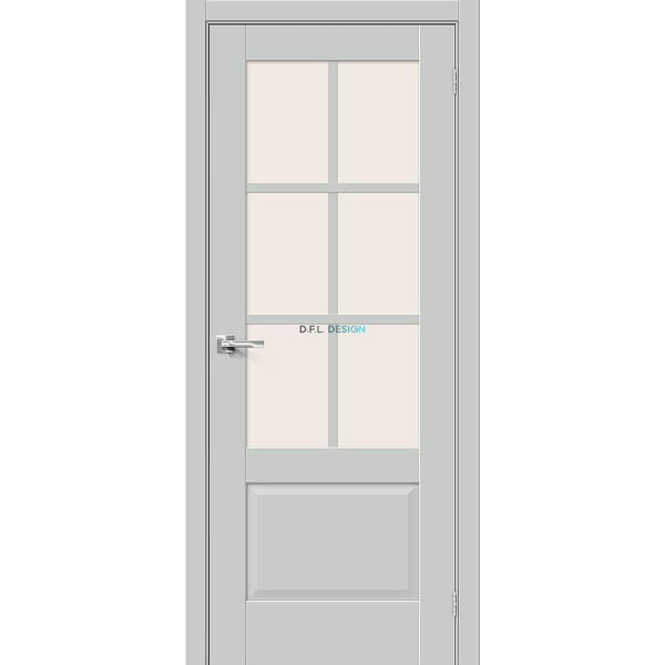 Межкомнатная дверь BRAVO Прима-13.0.1 Grey Silk