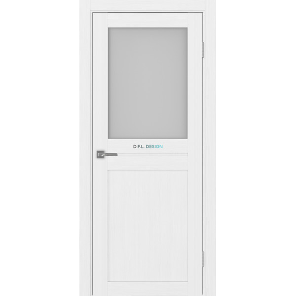 Дверь Optima Porte Турин 520.211 эко-шпон Белый Лёд