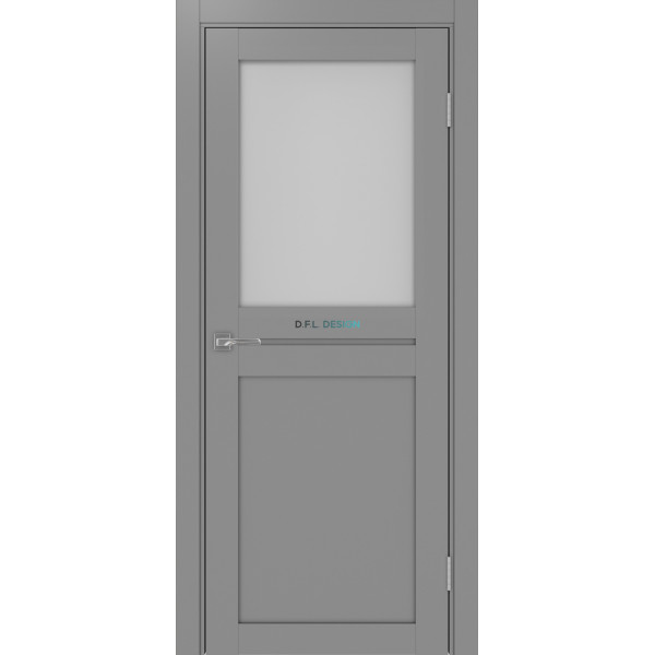 Дверь Optima Porte Турин 520.211 эко-шпон Серый